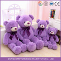 Gigante gigante hermoso color púrpura Teddy Bear peluche de juguete